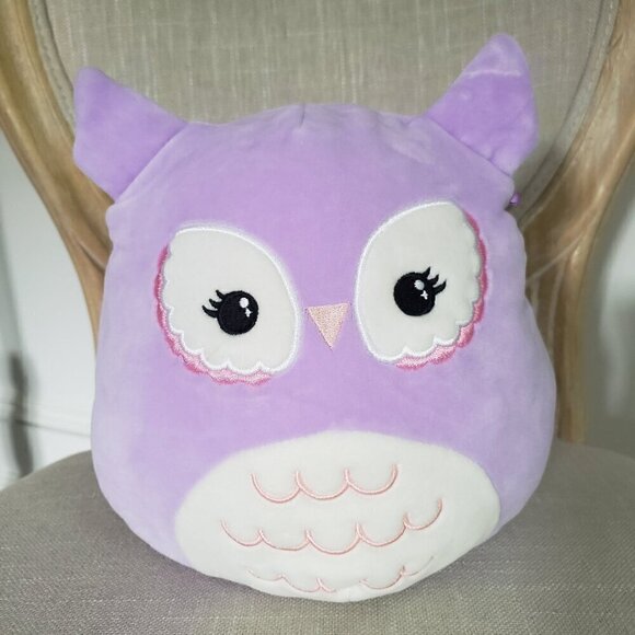 NEW Squishmallows Miranda the Owl 8β Official Kellytoy Purple Owl Squishy Plush - Picture 3 of 12
